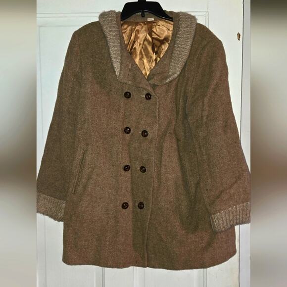Vtg Simpson women's wool coat, approx size L - Picture 1 of 4